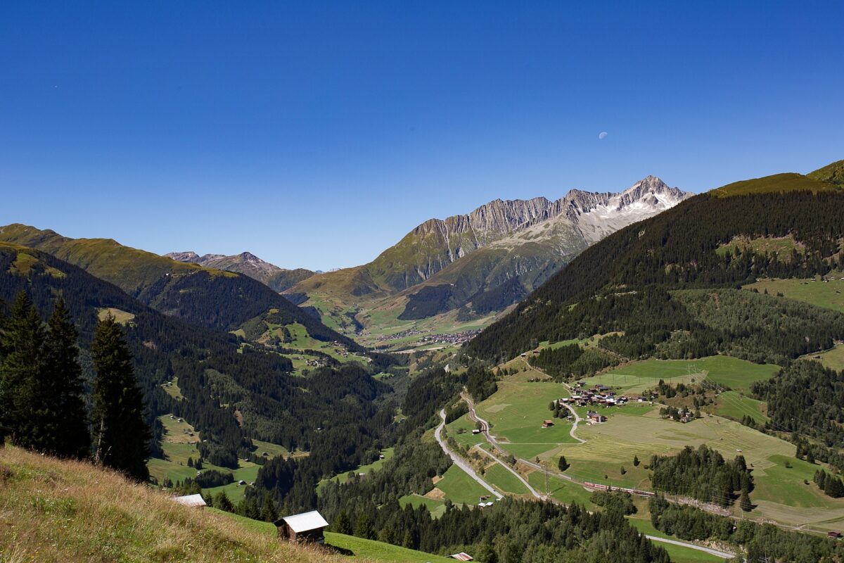 disentis svizzera montagna in estate